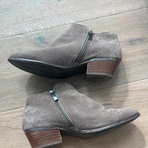 Suede booties